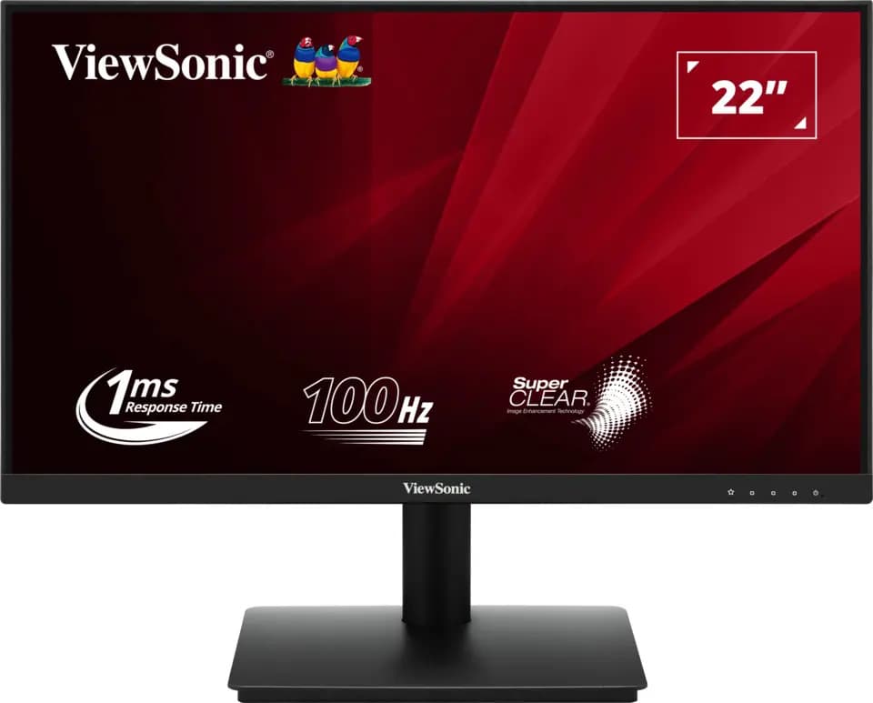 Monitor Gamer Viewsonic 22 Va220-h Fhd Ips 100hz 1ms Vga Hdmi Va Negro