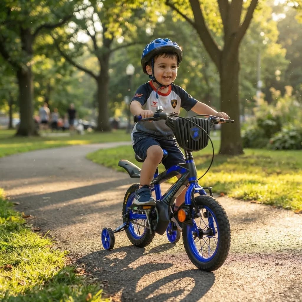 Bicicleta Infantil Lamborghini Linea Retro Rodado 12 Niños