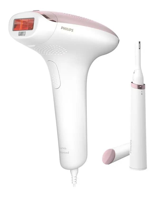 Depiladora Philips Bri 920/00 Ipl Lumea Advance Para Cuerpo Y Rostro Con Cable + Recortador Philips Hp6389/00