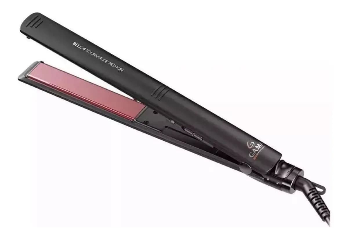 Planchita de pelo GA.MA Italy Elegance Bella Tourmaline Ion negra