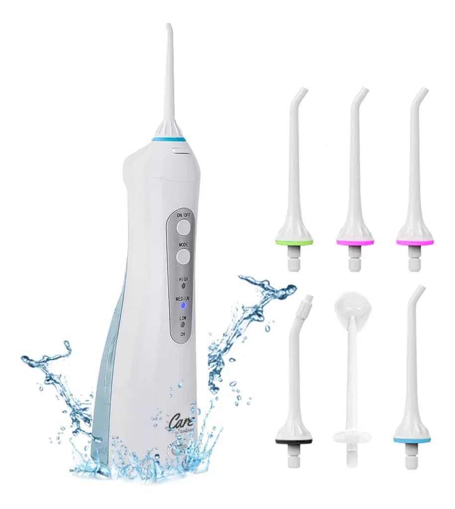 Irrigador Bucal Care By Gadnic Water001 Dental 3 Modos Inalámbrico 100 PSI 200ml
