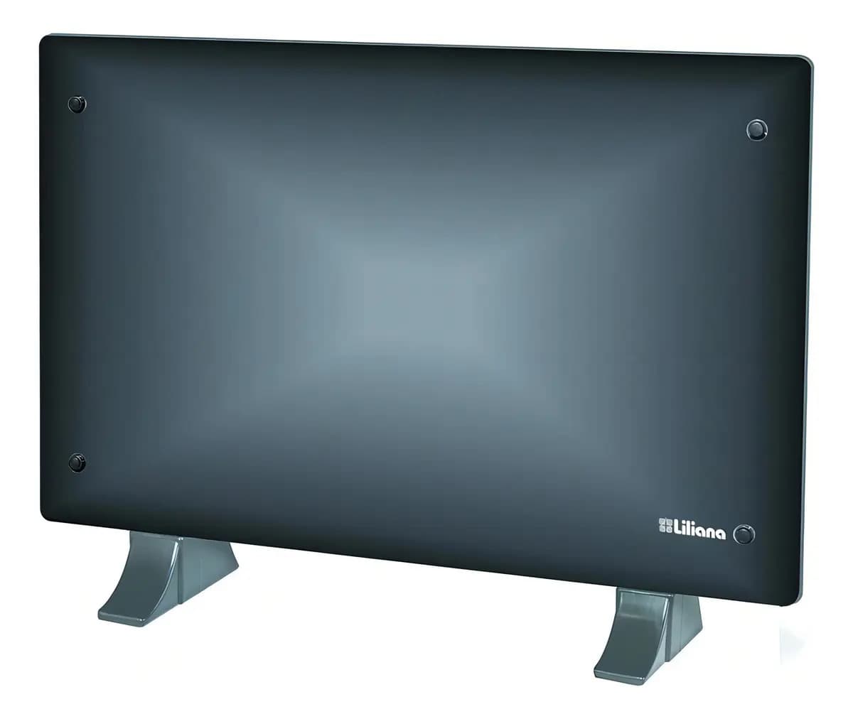 Calefactor Panel De Vidrio Liliana 2200w Negro