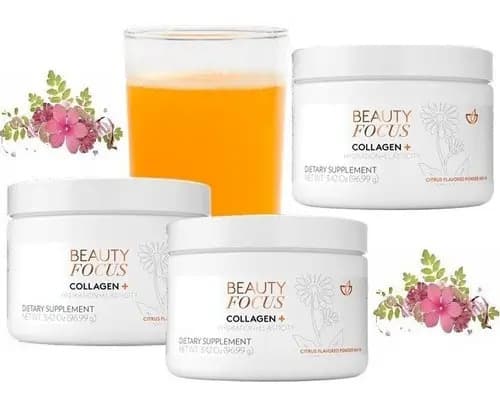 Nu Skin Beauty Focus Collagen+ Pack x 3 unidades