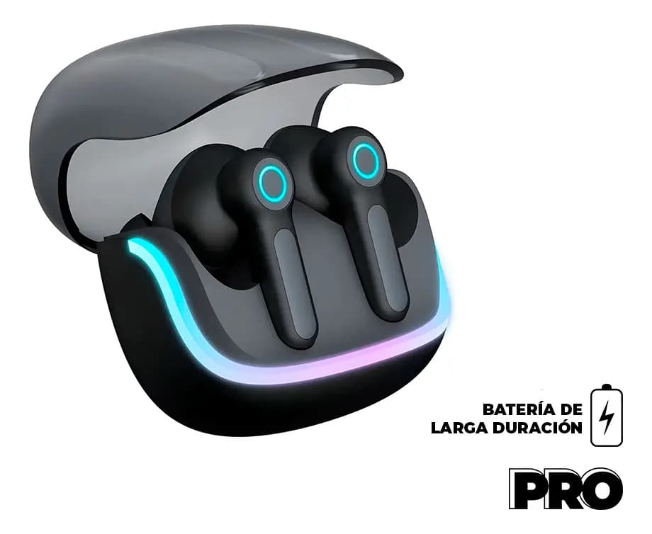 Auriculares In-ear Carrello C07 Bluetooth 5.4 De Baja Latencia, Micrófonos Con Cancelación De Ruido Enc Para Llamadas Claras Y Resistencia Al Agua Ipx5 Negro