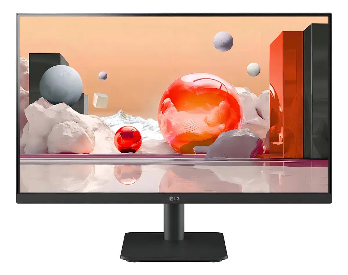 Monitor LG Con Pantalla De 24 100hz Y Resolución Full Hd Negro
