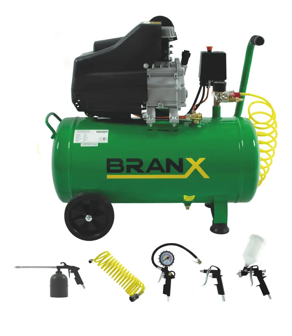 Compresor De Aire Branx Eléctrico Portátil 50lts Brxc2550 Brxc2550 50 Hz
