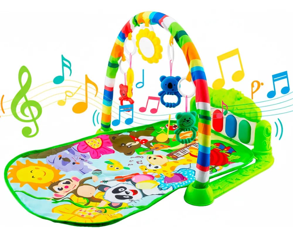 Gimnasio Colchoneta De Bebe Mawe By Gadnic Sonajeros Música Luces LED Juguetes Didácticos