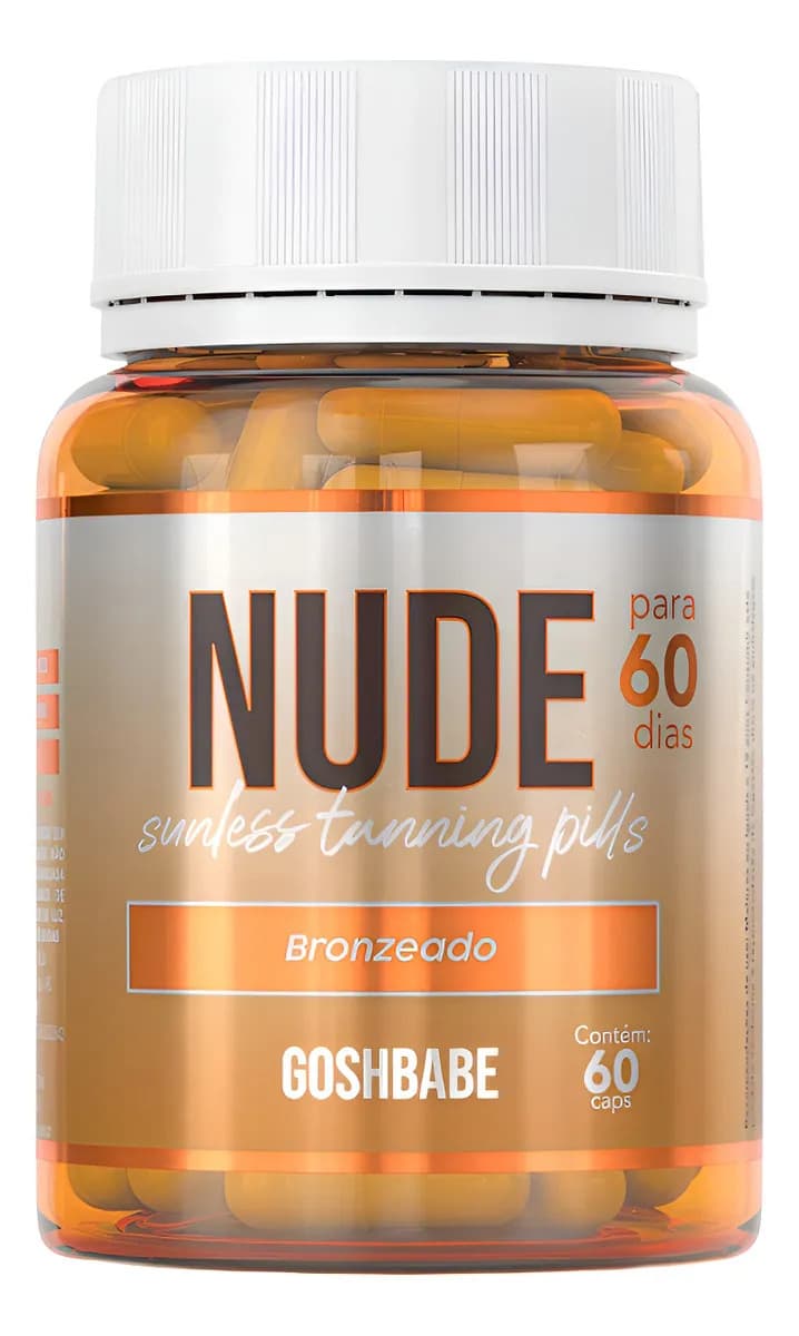 Suplemento En Cápsulas Blandas Goshbabe Autobronceado Vitaminas De Nude Sunless Tanning Pills X 300g Sin Sabor
