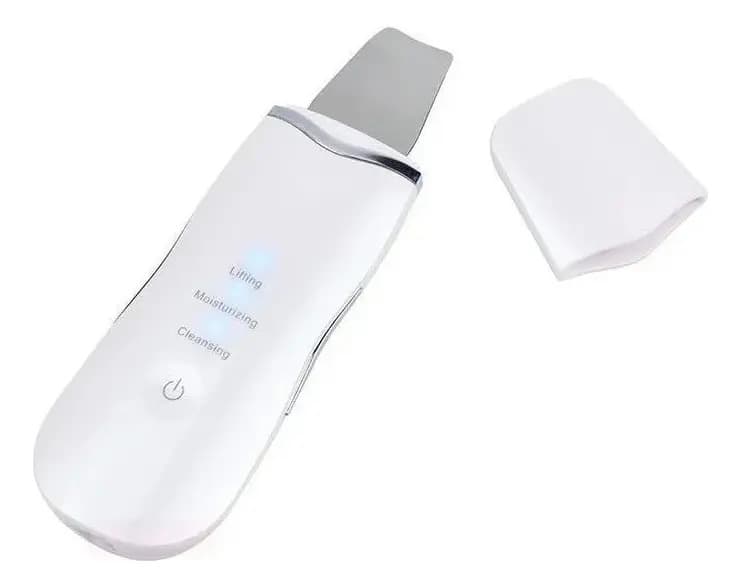 Espátula Limpieza Facial Ultrasónica Removedor Puntos Wimport Rostro Cara Limpia Blanco