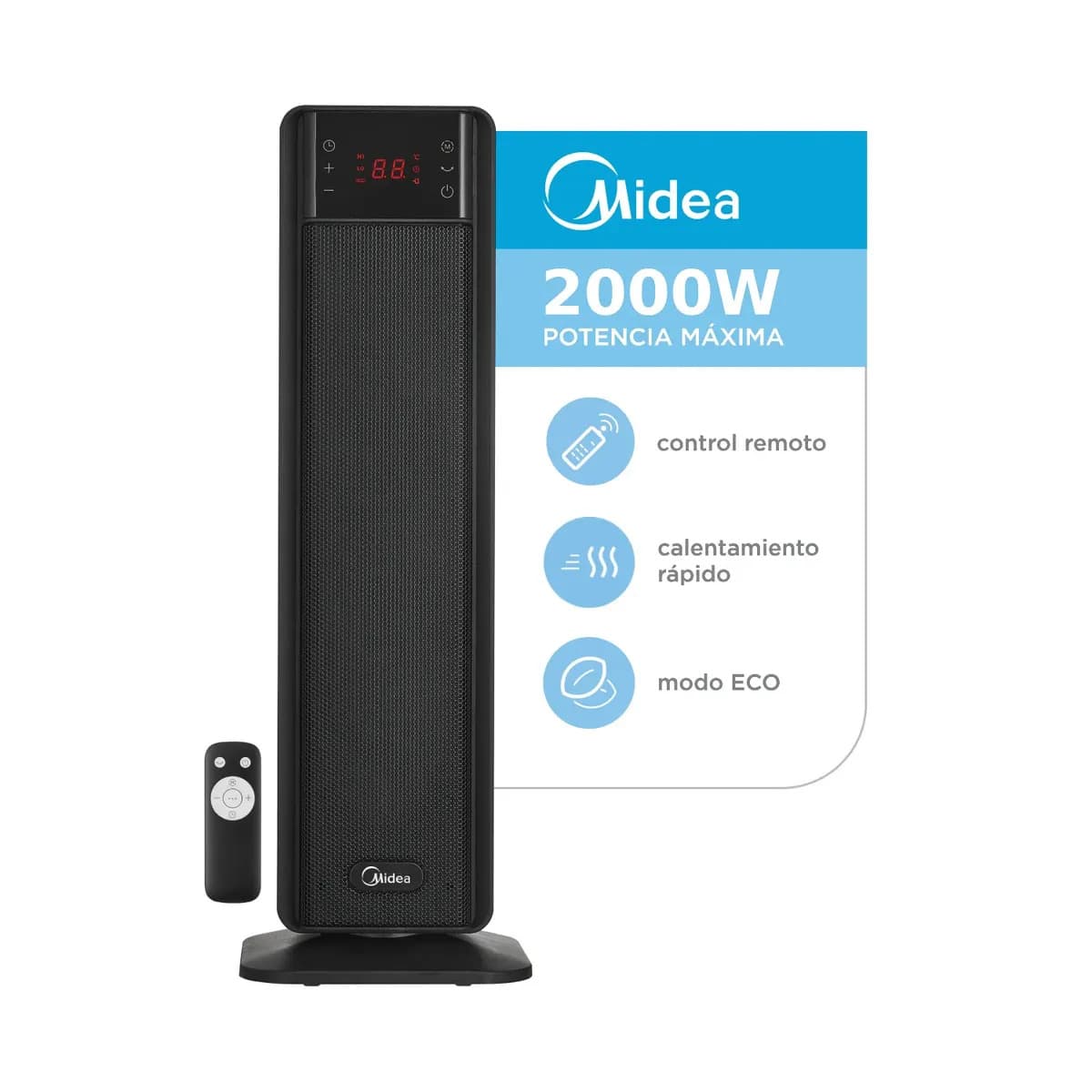 Calefactor Torre Midea Tch-2kw-ar1
