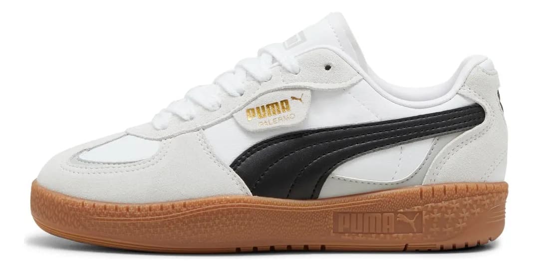 Zapatillas Puma Palermo Moda Unisex Para Adultos Puma White-puma Black Lisa 37 Ar
