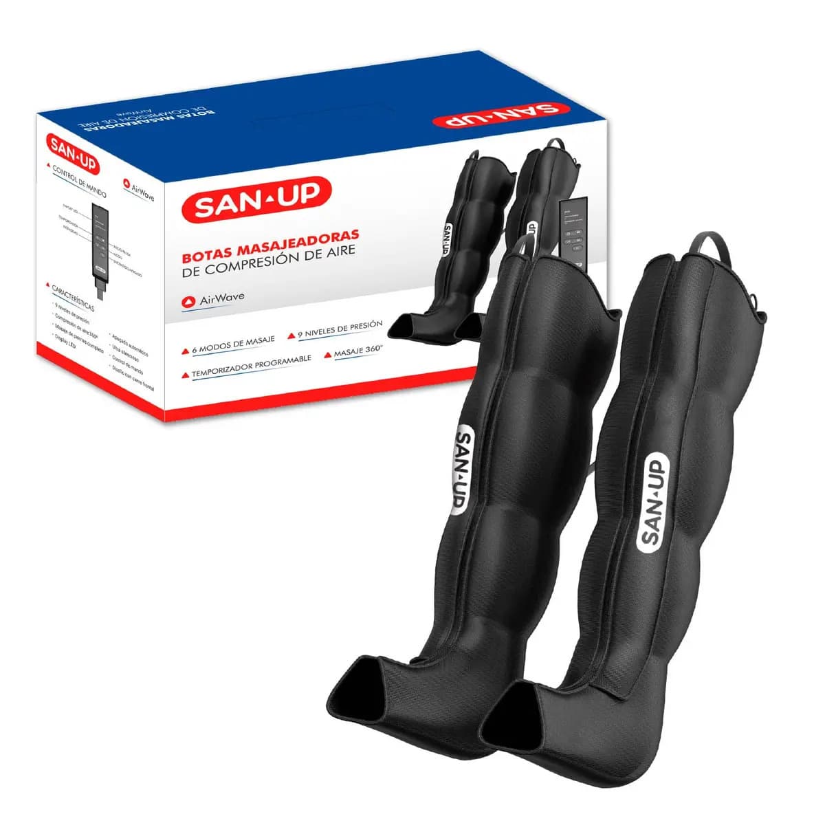 Botas Presoterapia Masajeadoras San Up De Compresion De Aire Airwave