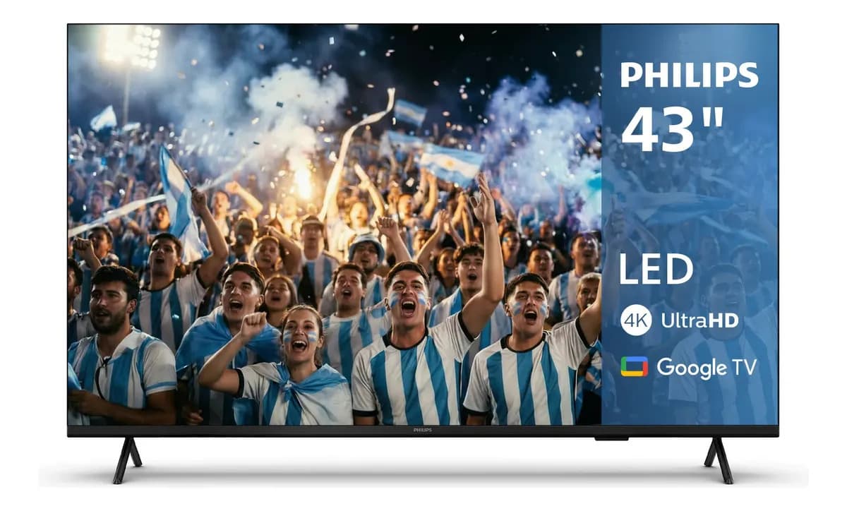 Televisor 43PUD7408/77 Google TV 4K 43" Philips