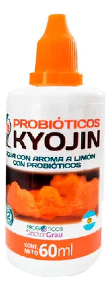 Suplemento Probiótico Líquido Kyojin Sabor Limón 60ml Sin Gluten Vegano