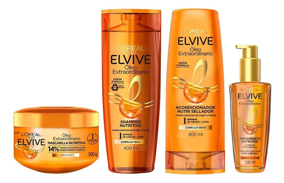 Kit Elvive Óleo Extraordinario Rutina Completa 1