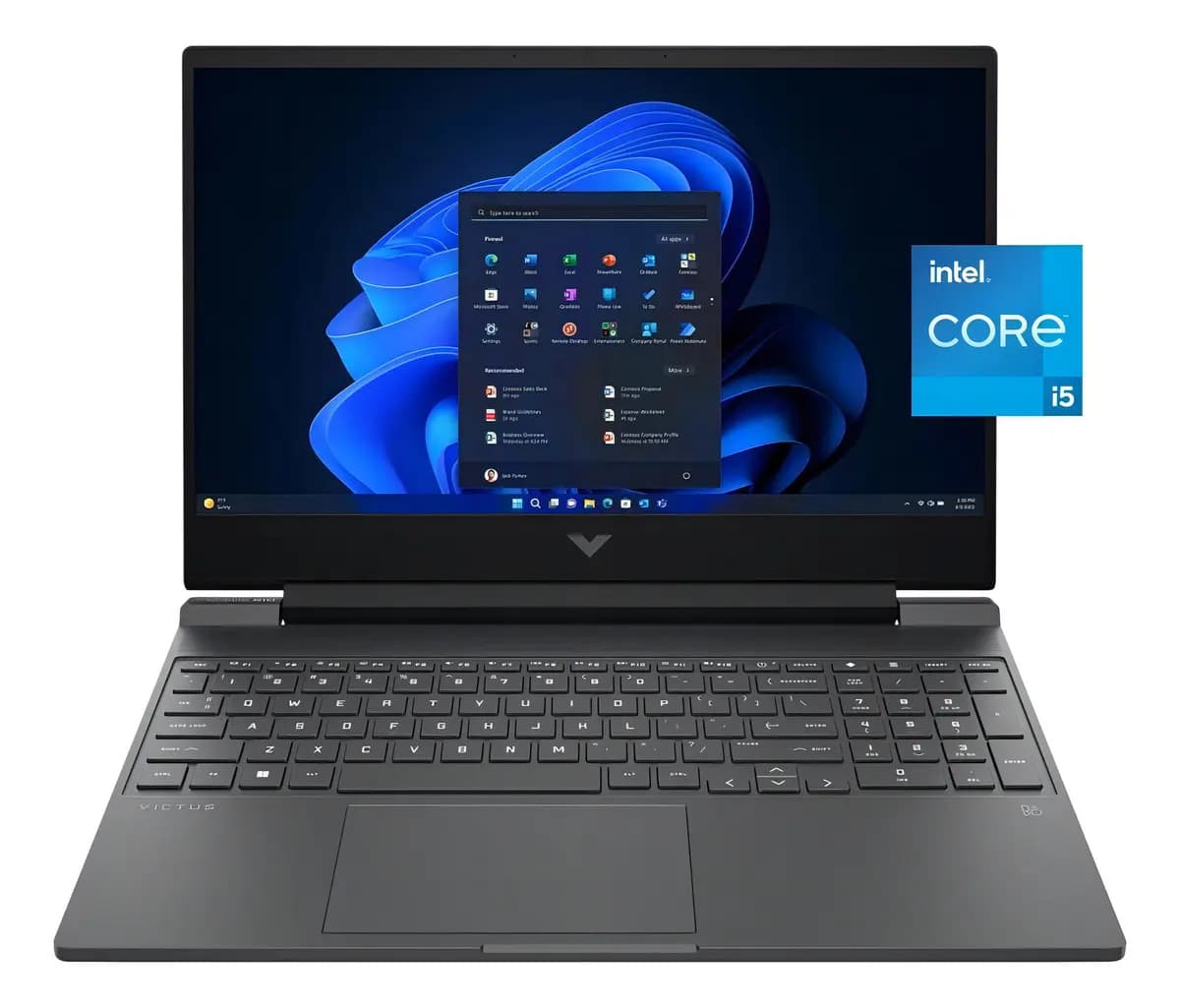 Laptop Hp Gamer Victus 15.6 Fhd 144hz 16gb Ram 512gb Ssd I5-13420h W11 Rtx 4050 Negro Mica Silver