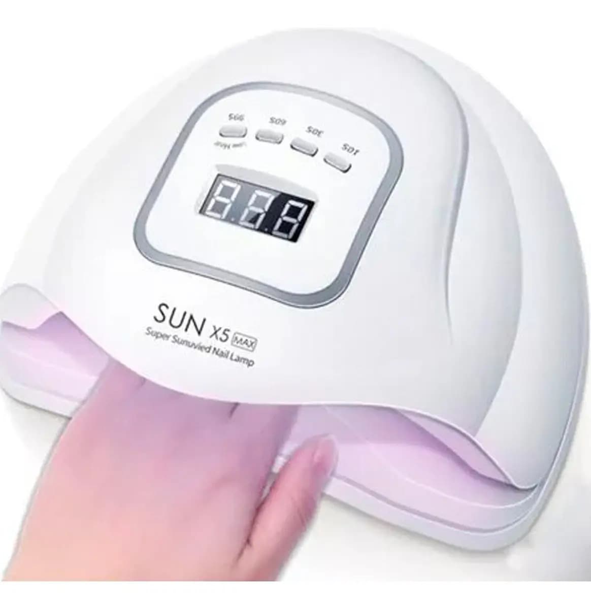 Cabina para uñas SunX5 MAX Blanca 120W Original Uv Led