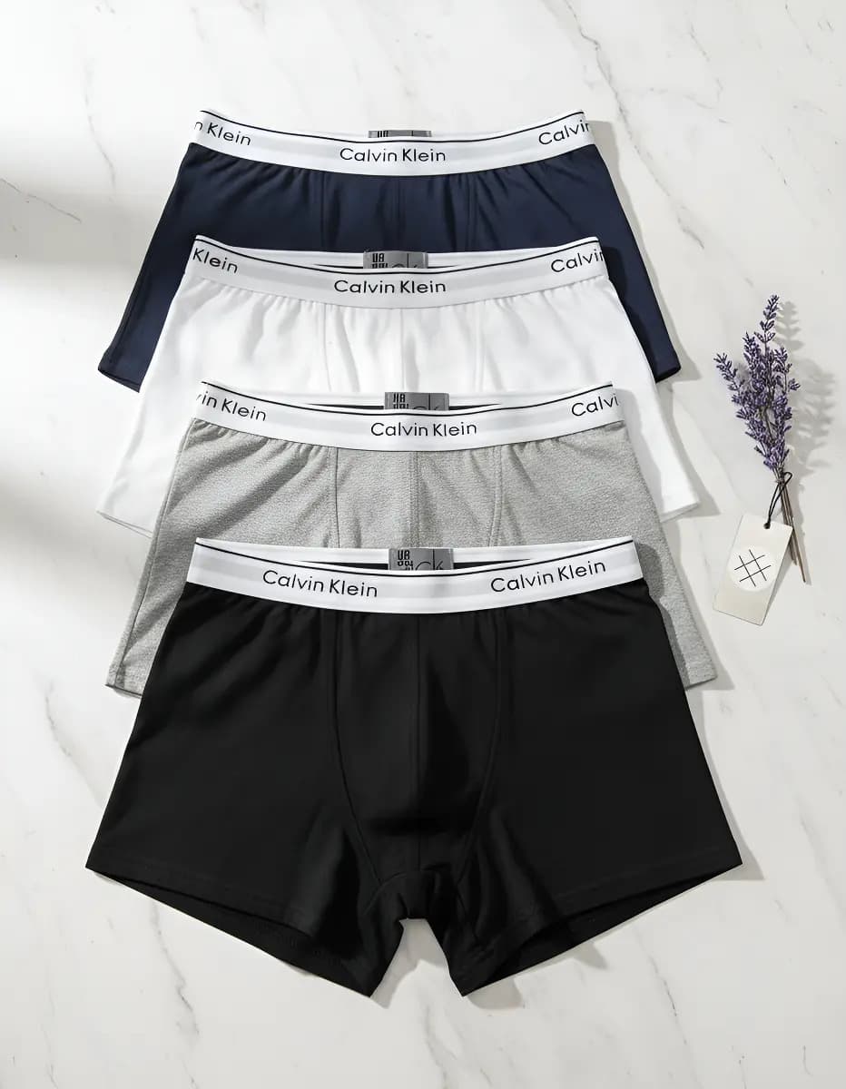 Pack X 4 Unidades Boxer Algodon