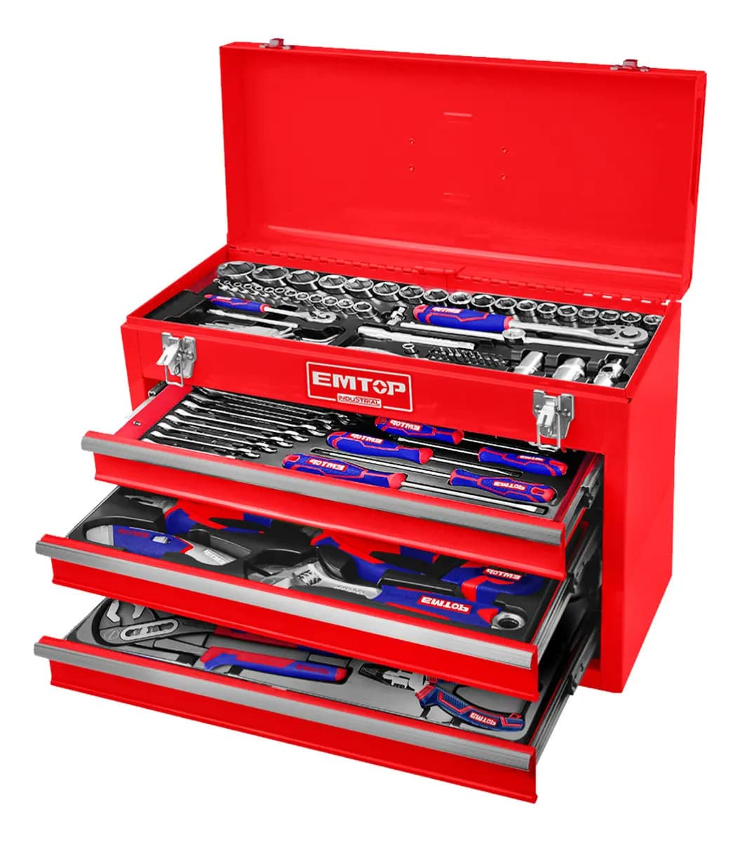 Gabinete De Herramientas Emtop Ehts01321 132 Pcs Profesional