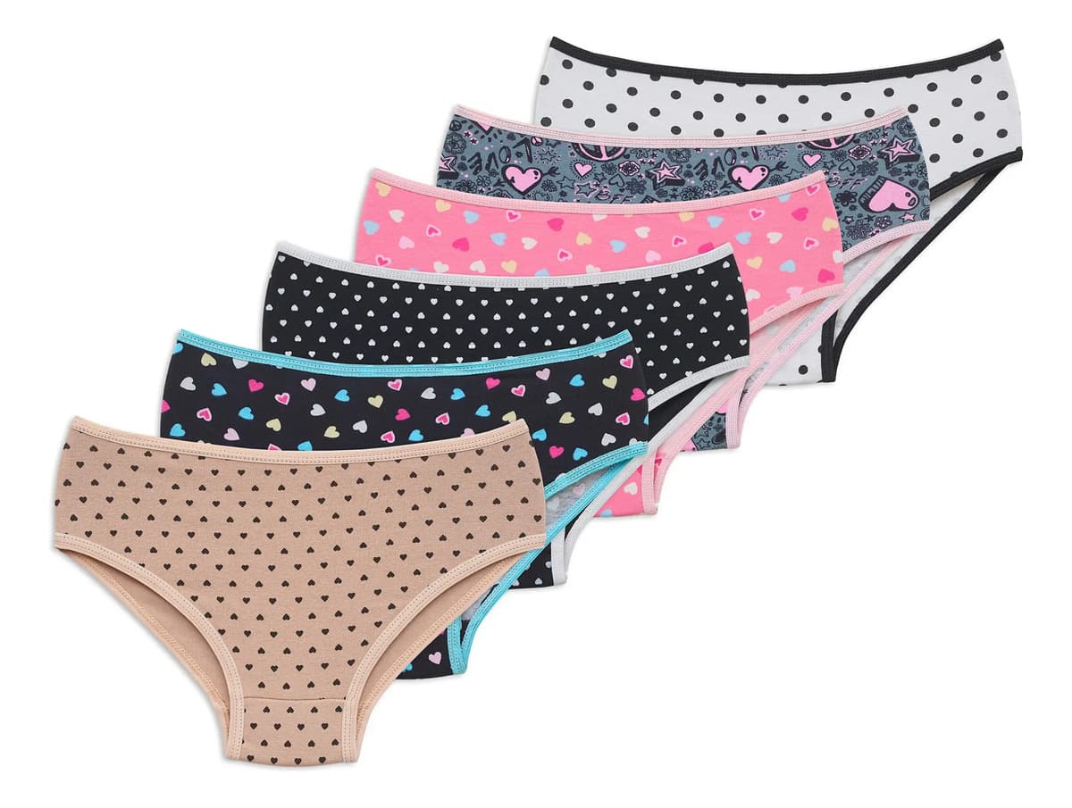 Pack X 6 Unidades Bombachas De Nena Cf Art. 9912