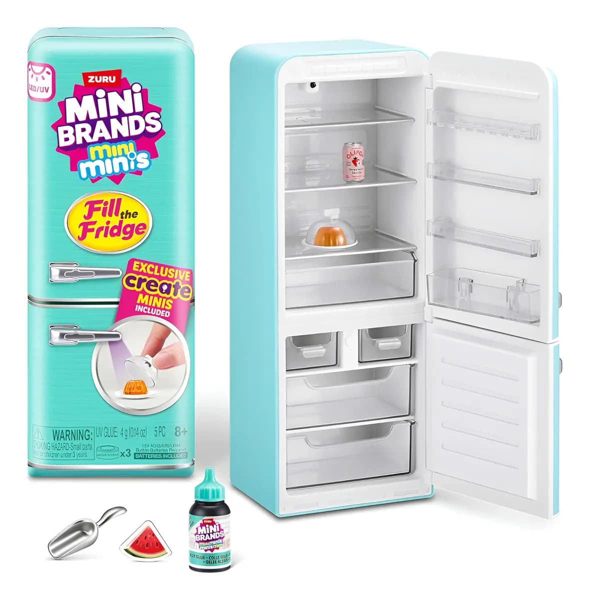 Mini Brands Mini Refrigerador Playset Refrigerador By Zuru Turquesa