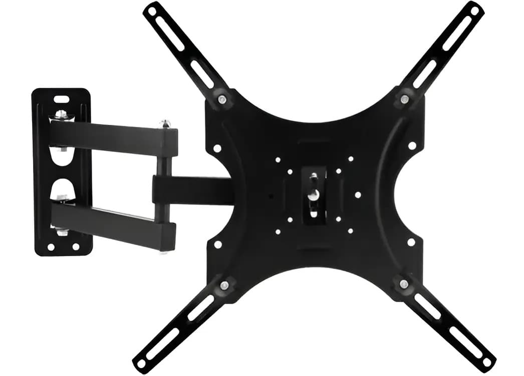 Soporte TV Monitor de Pared con Brazo Móvil para Pantallas de 14 a 55 Pulgadas, Negro