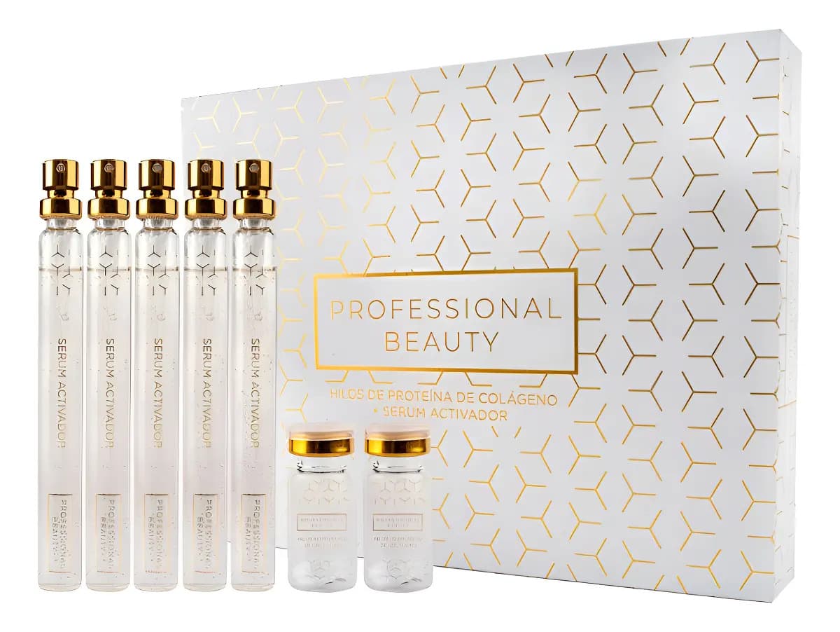 40 Hilos Tensores Cosmetologicos + 5 Serum Activador Facial
