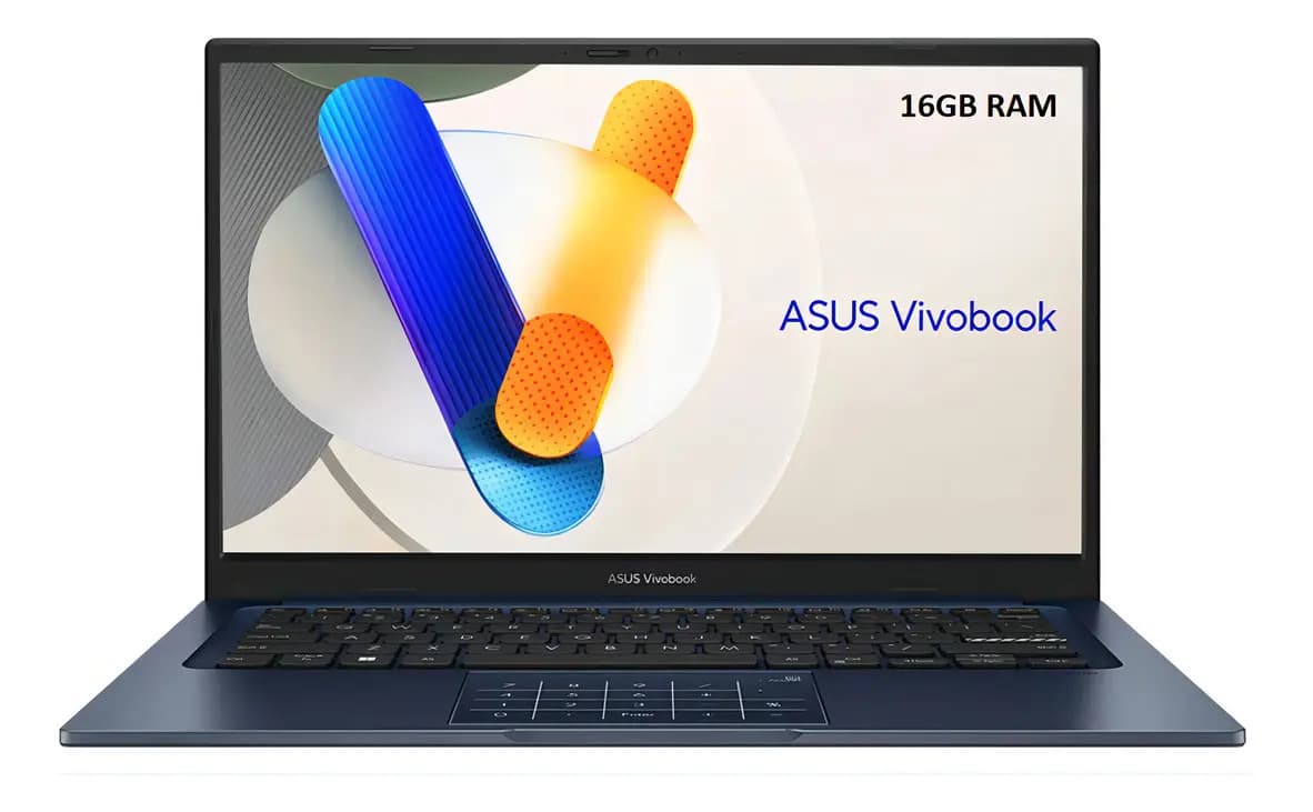 Notebook Asus Vivobook 14 Intel Core I3 1215u, 16gb De Ram, 128gb Ssd, Full Hd, Windows 11 Home Azul