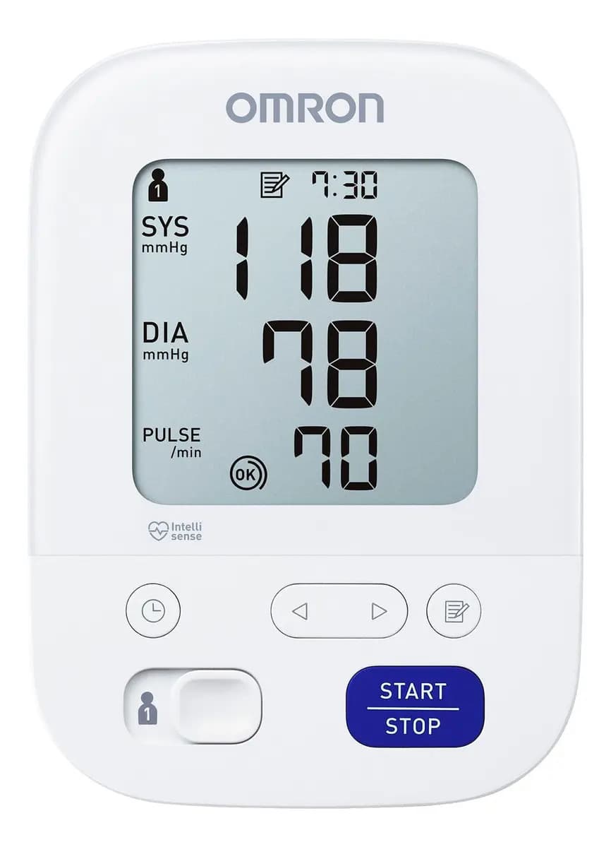 Omron Tensiometro M3 Hem-7154 Digital De Brazo Color Blanco Negro/ Blanco