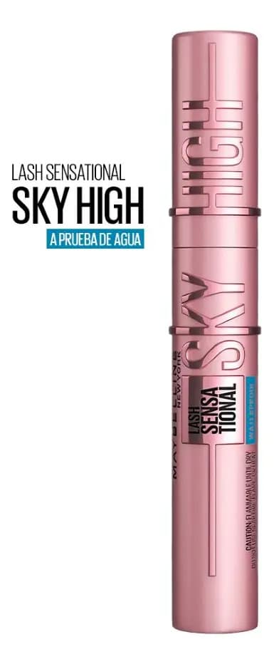 Máscara De Pestañas Maybelline Lash Sensational Sky High Color Very Black Waterproof