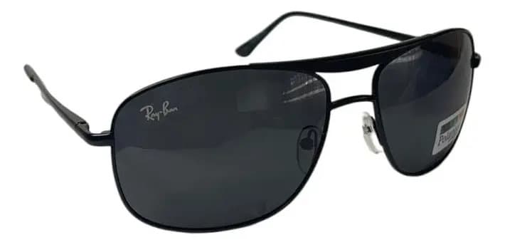 Lentes Vaghoz Aviador Polarizado Uv400 Unisex Vintage Design Único Full Black