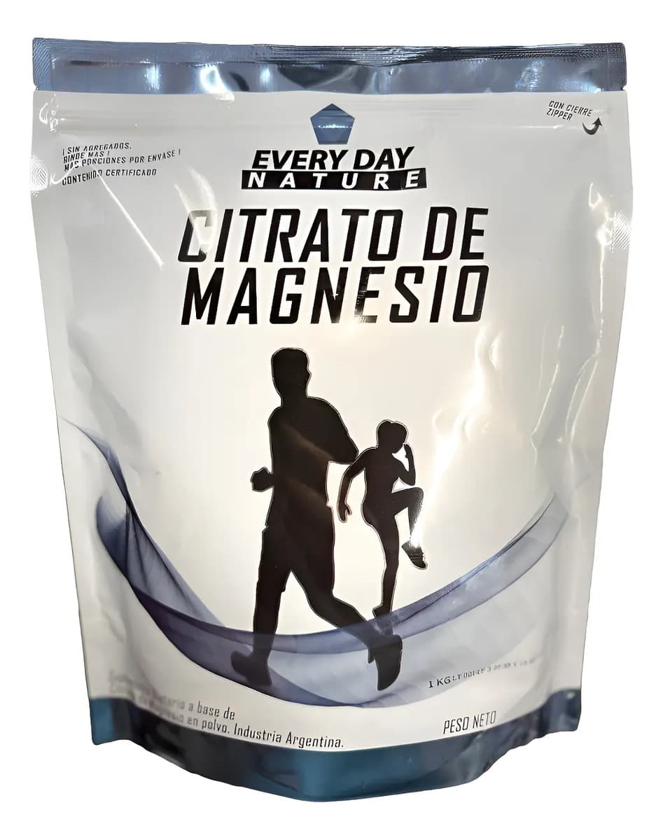 Citrato De Magnesio 1 Kg Everyday Nature Calidad Usp Promo 1 Citmag