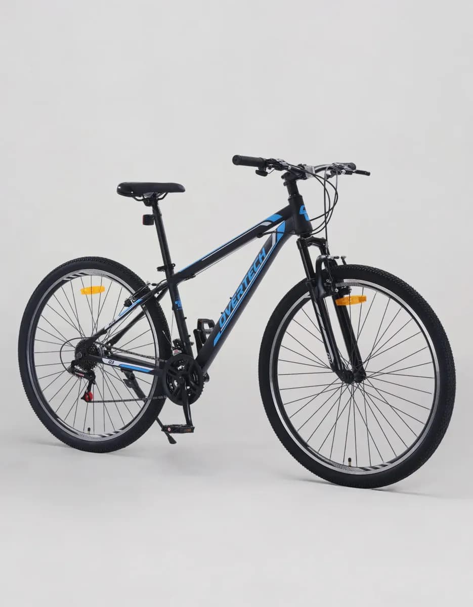 Bicicleta Mtb Overtech R29 Q3 Con Suspensión Tamaño Del Cuadro M Negro/azul/blanco