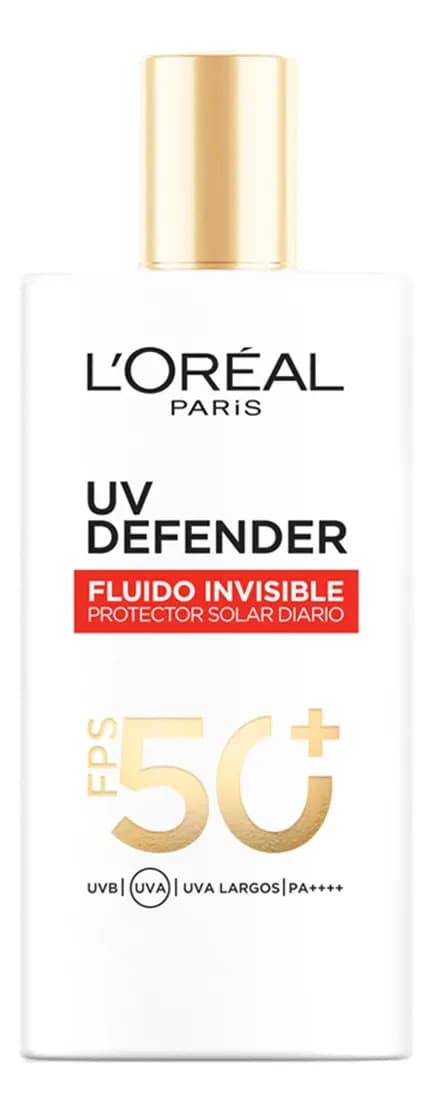 L'Oreal Paris Protector Solar Fluido FPS50+ UV Defender Tono Invisible 40ml
