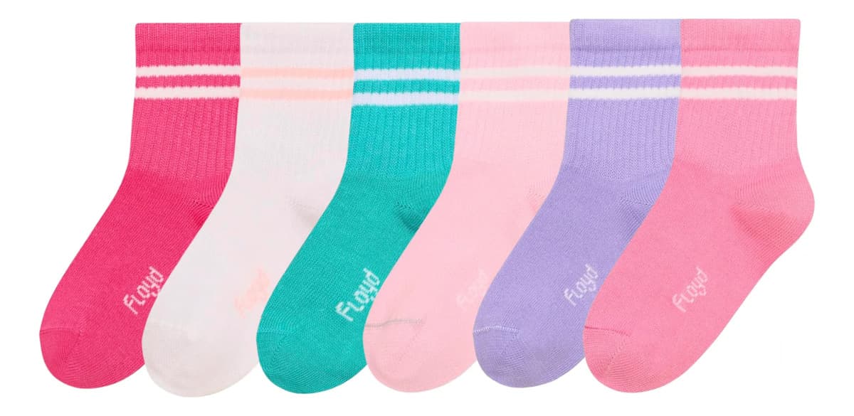 Pack X 6 Pares De Medias Nena/varon 1/3 Caña Floyd Art. 67