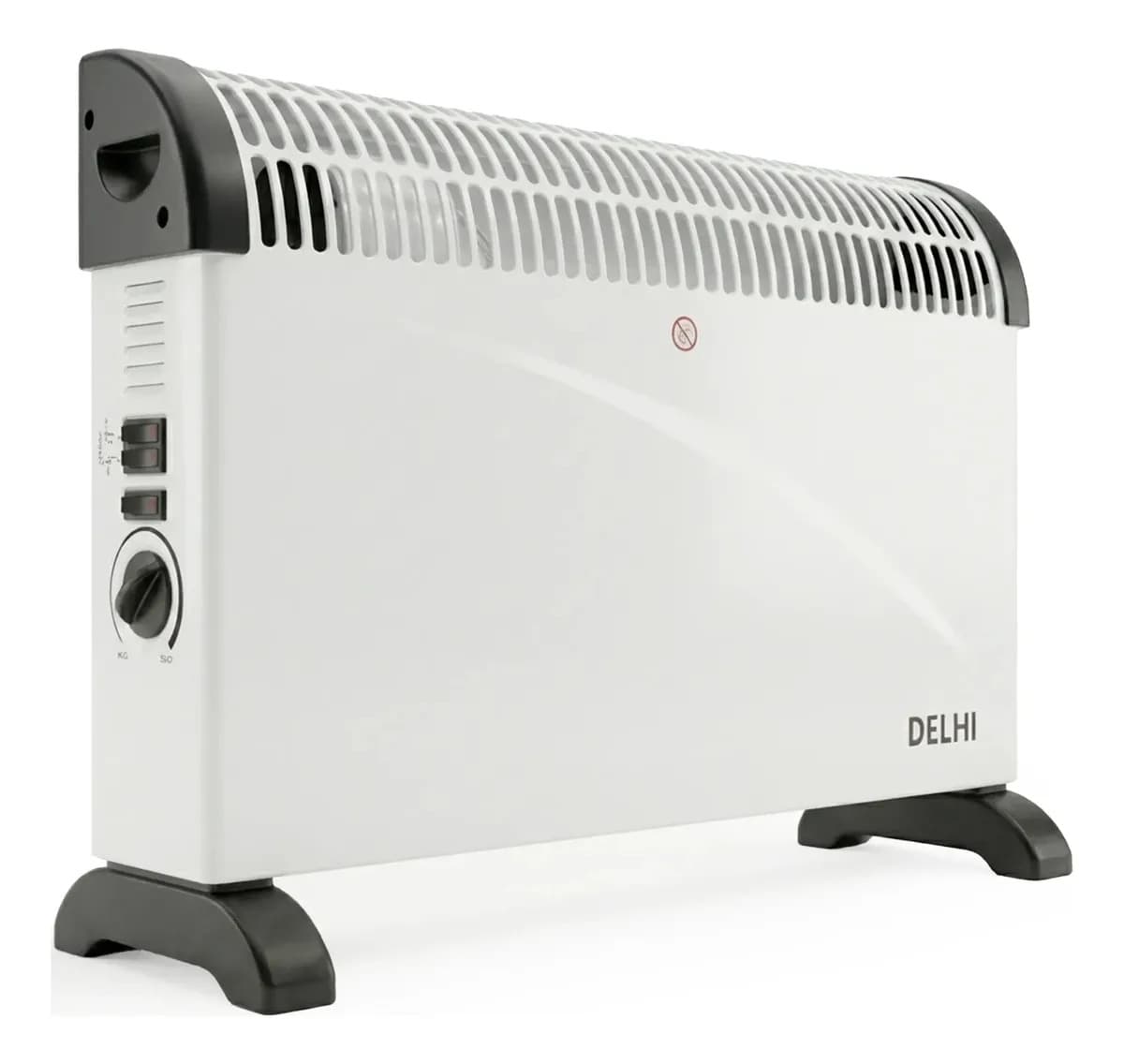 Calefactor Eléctrico Delhi Convector Estufa Panel 2000w B /n