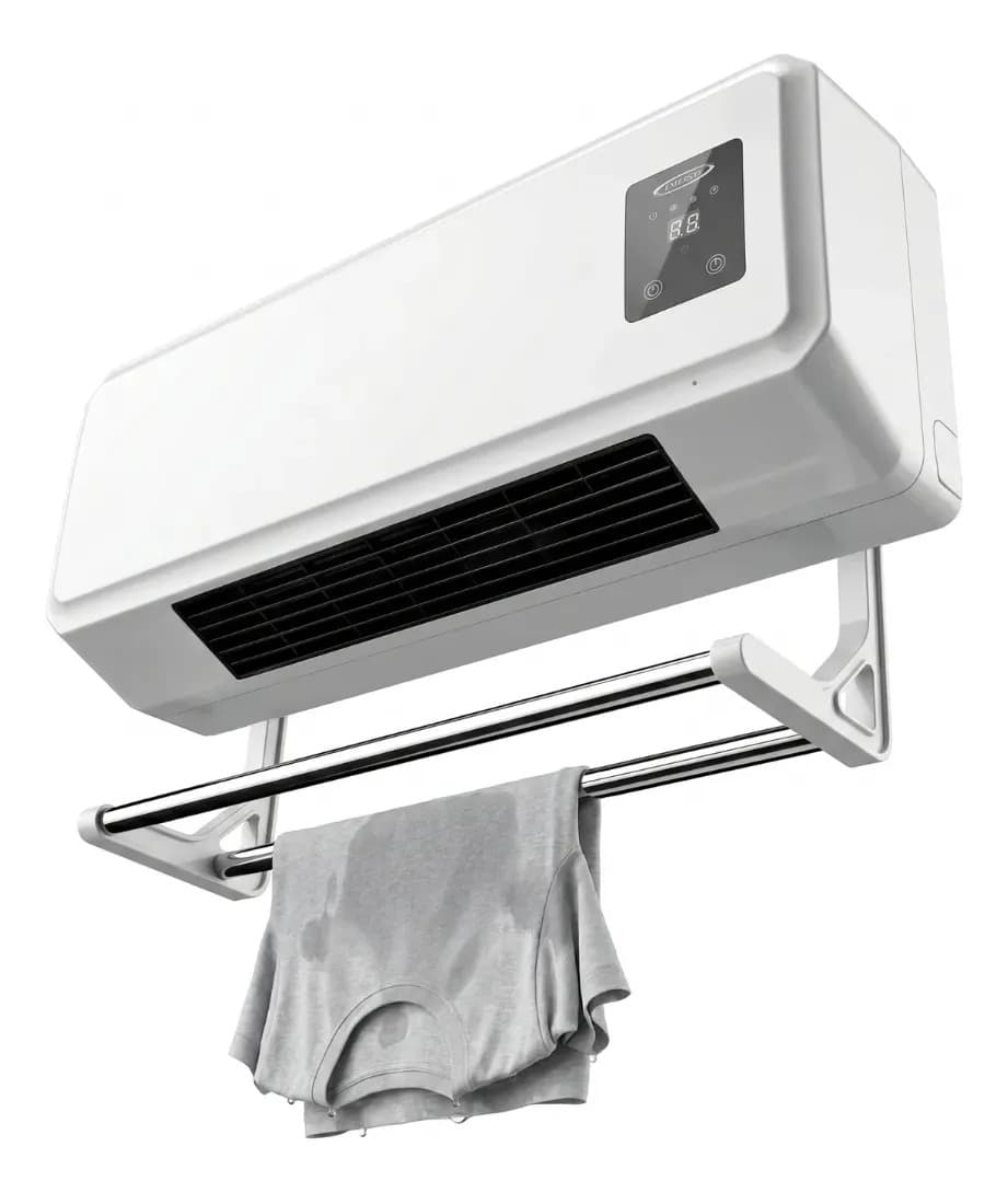 Caloventor Calefactor Embassy Con Tender 2000 W Blanco Digital Control Funcion Ventilador