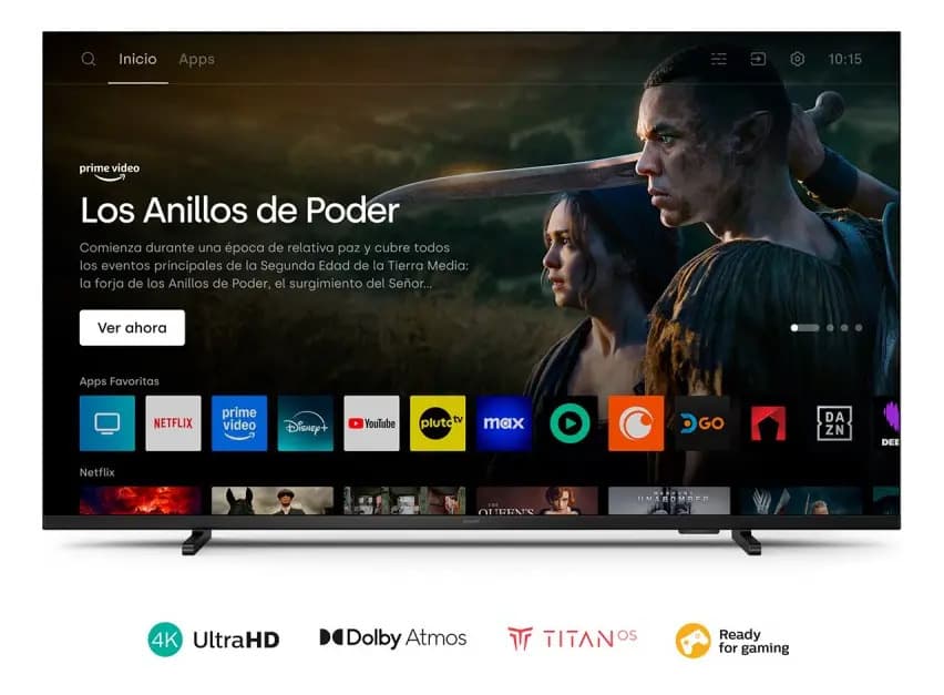 Smart Tv Philips 4k 50 Titan Os Wifi-usb2 Hdmi4-bluetooth