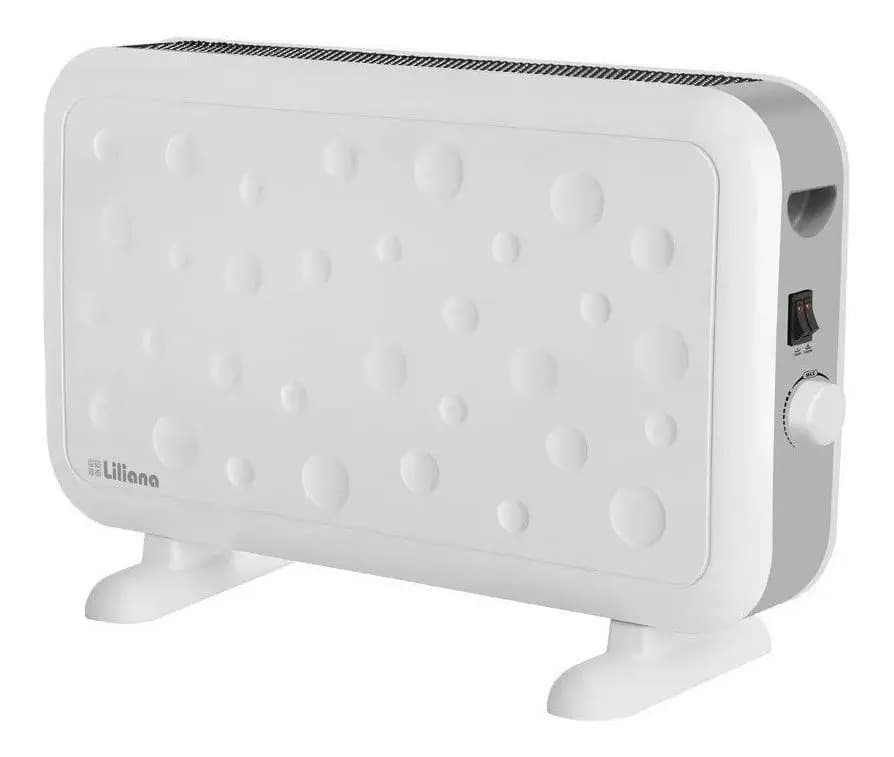 Convector Liliana Conventory Cng17 2000w Color Blanco Blanco/gris