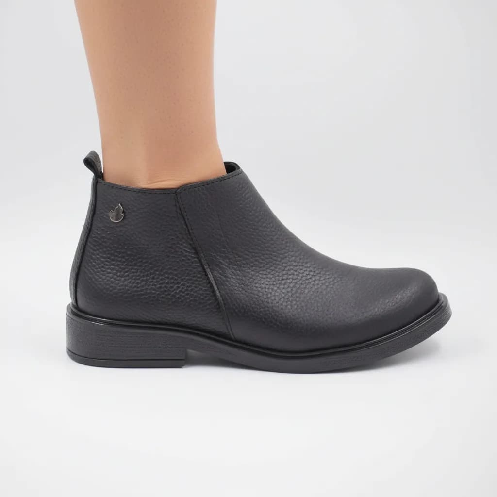 Botineta De Cuero Vacuno Urbana Modelo 101 S