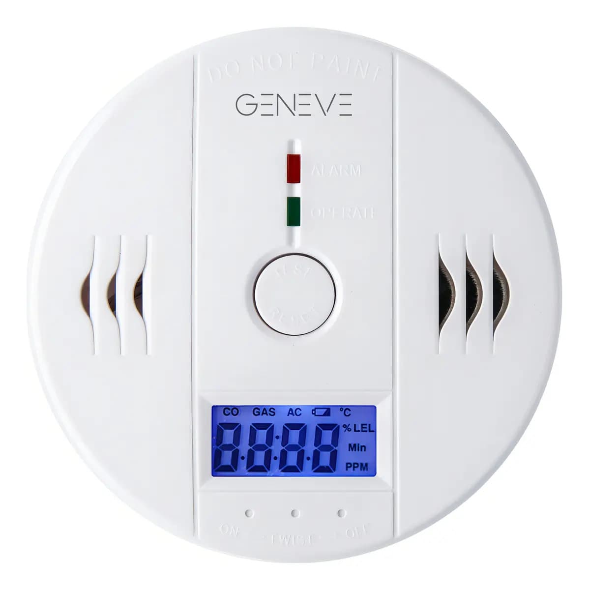 Sensor Alarma Detector CO Monoxido De Carbono - Geneve
