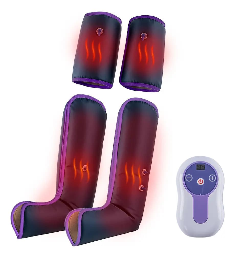 Botas de Presoterapia Gadnic 9 Intensidades Temporizador Automático 15 Min Controlador Plantillas