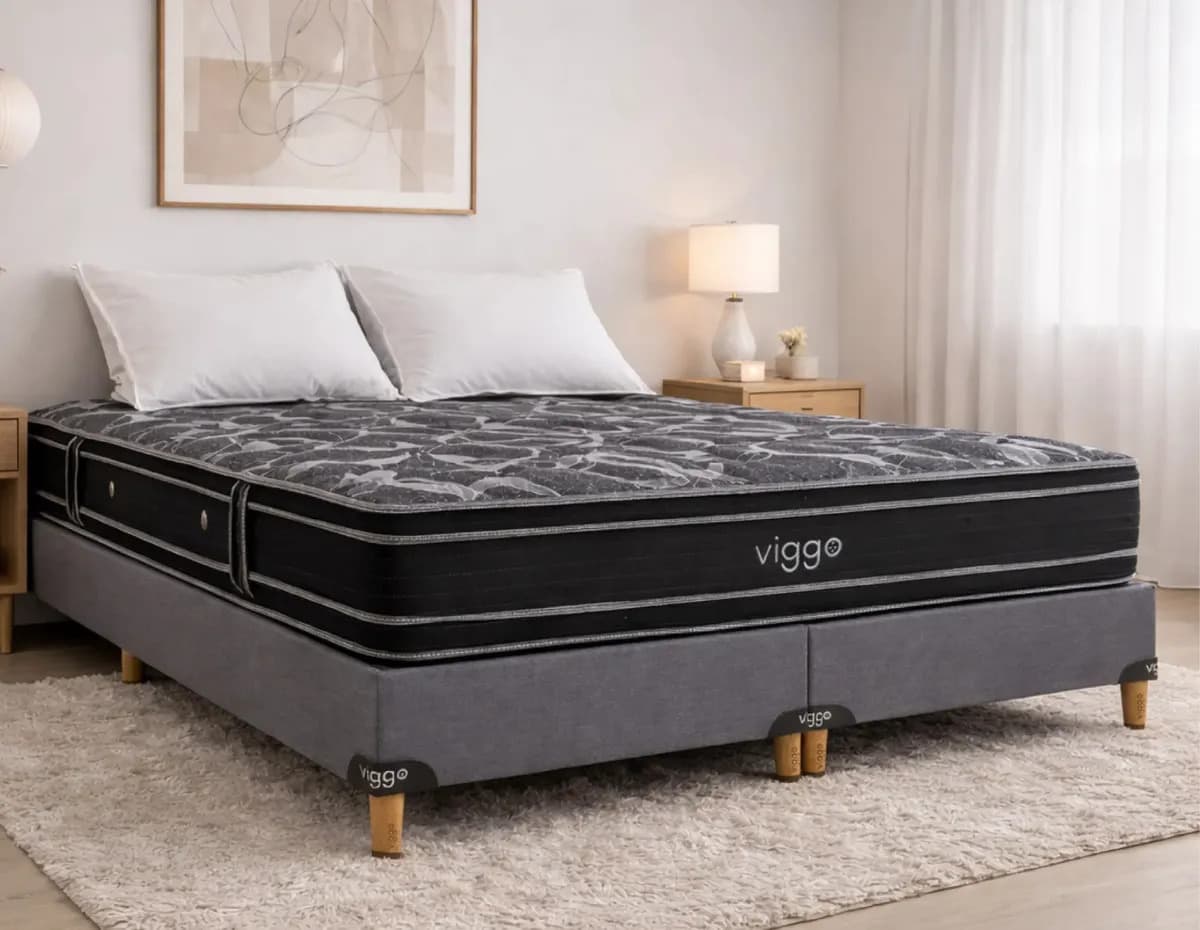 Viggo Esmeralda Negro Queen 200 x 160 cm