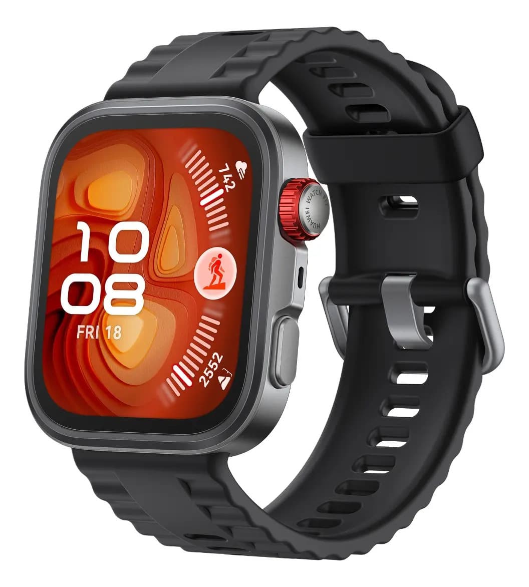 Smartwatch Watch Fit 4 Pro GPS pantalla zafiro bisel titanio ECG batería diez días negro