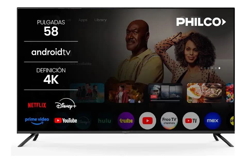 Smart Tv Philco 58 Pulgadas Android Tv 4k 220V