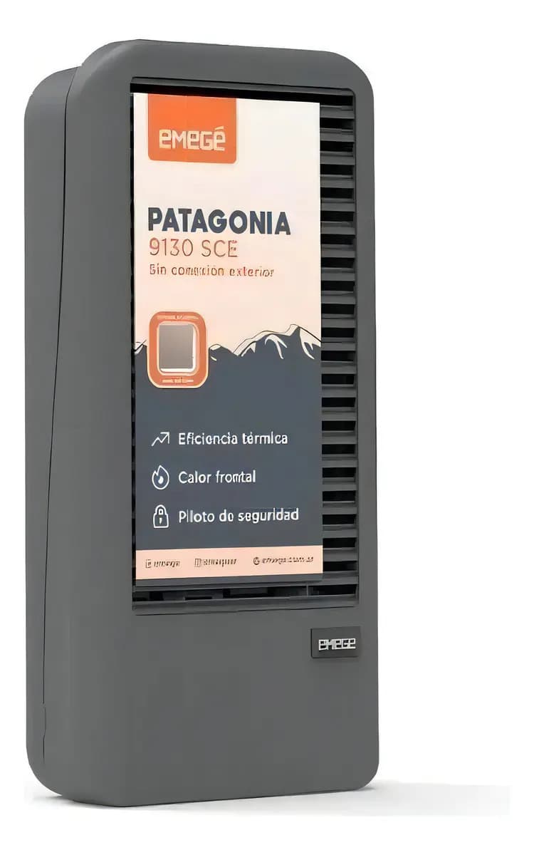 Calefactor Emege 9130 Sce Linea Patagonia 3000 Multigas Sin Salida
