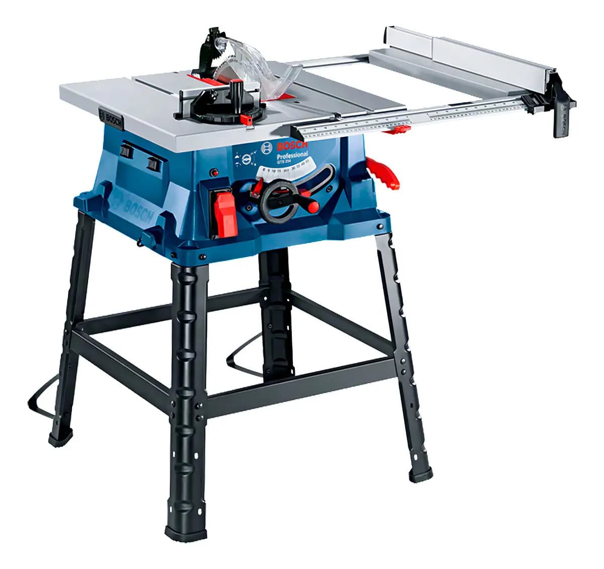 Bosch GTS 254 color azul 1800W sierra circular de banco mesa pie